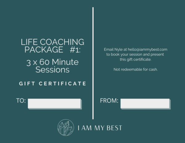 Life Coaching Package #1